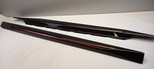 Original PEUGEOT 108 Seitenschweller Satz 2-teilig Ligne S  schwarz 1611186680