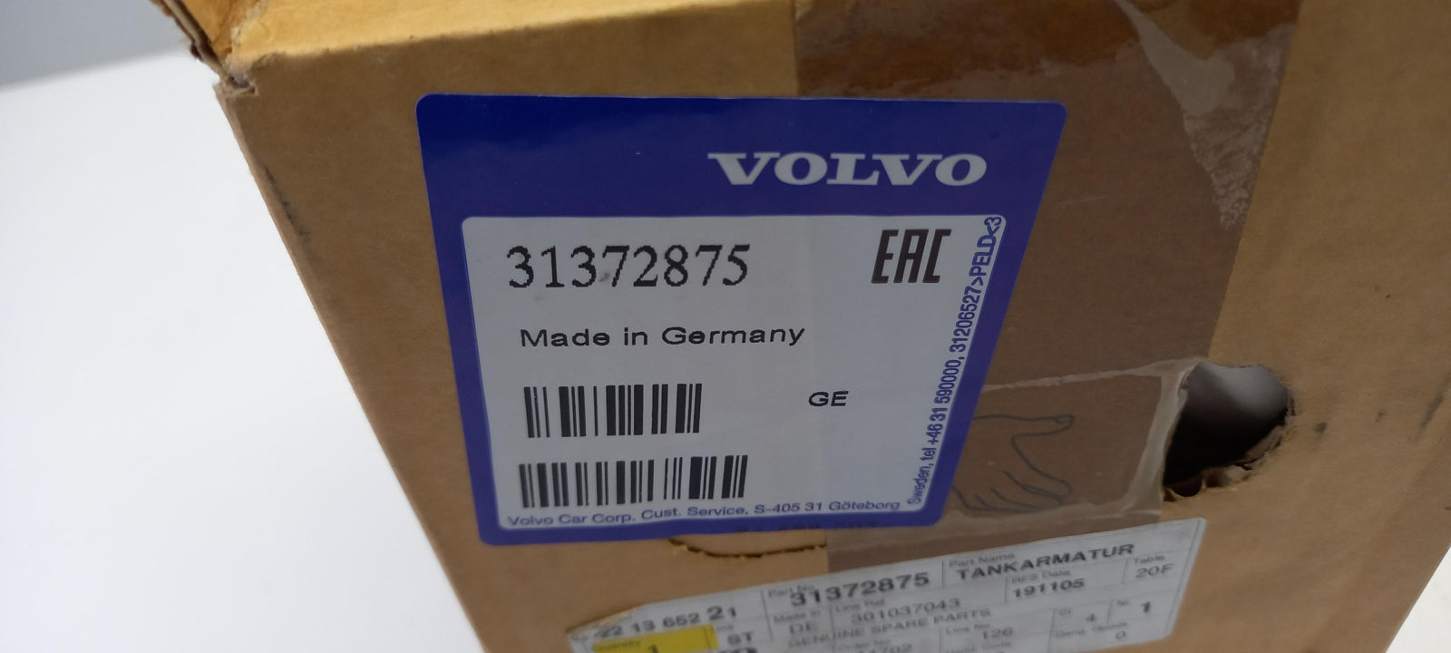 Original VOLVO V70 III S80 II Kraftstoff-Fördereinheit 1.6D 31372875