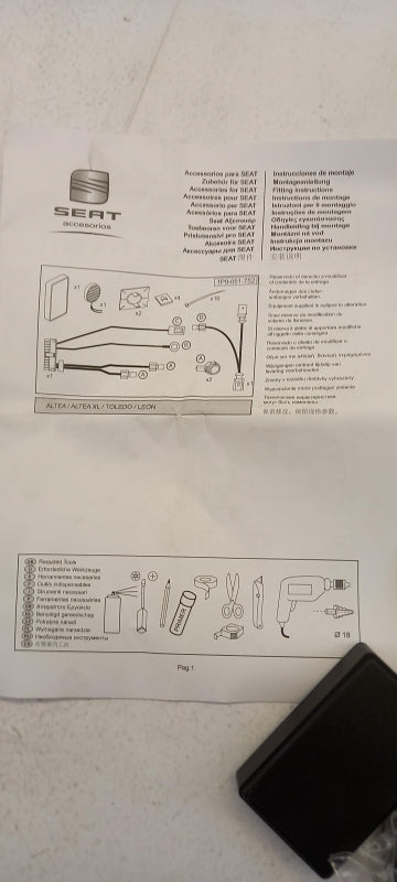 Original SEAT Altea Altea XL Leon Toledo Einparkhilfe PDC vorne 1P9051752