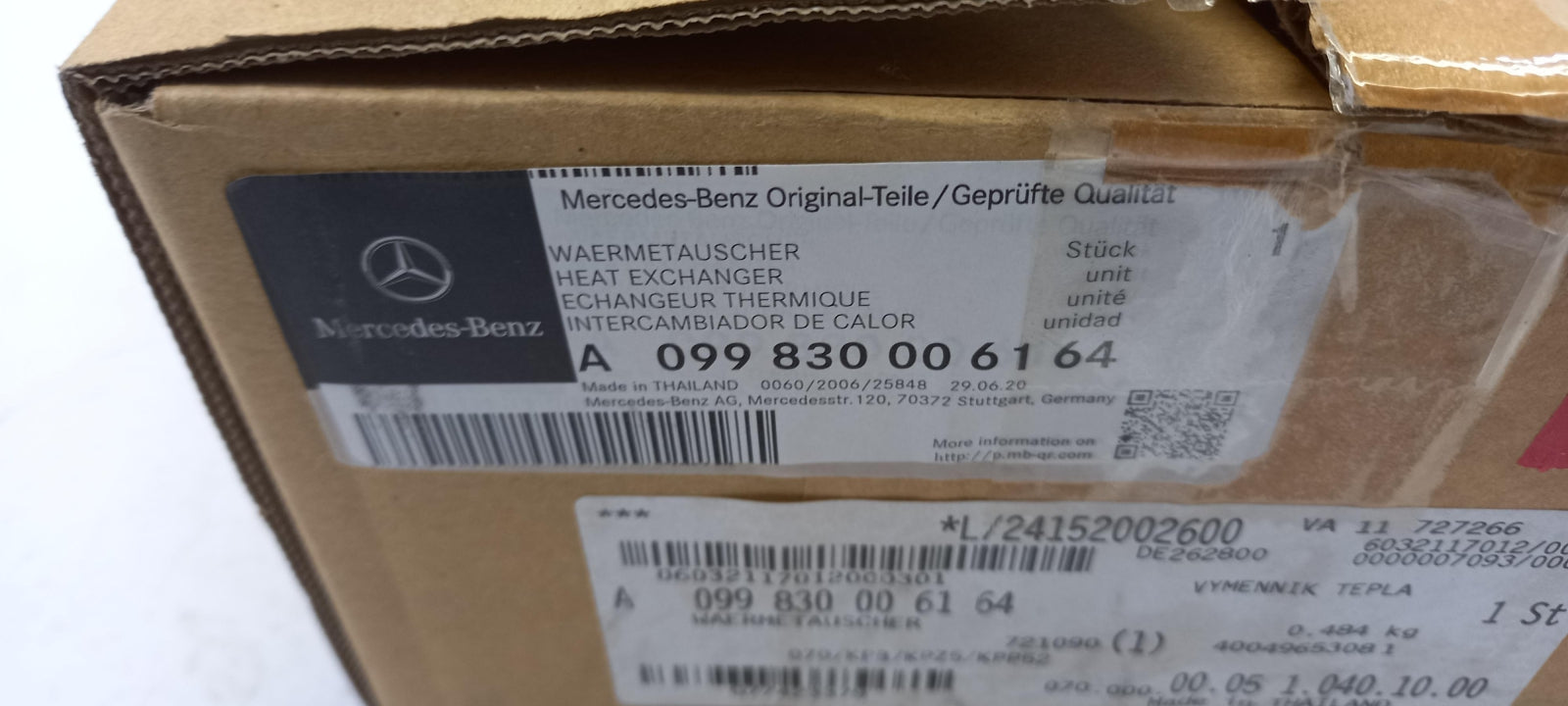 Original OE MERCEDES-BENZ Innenraumheizung Wärmetauscher A099830006164