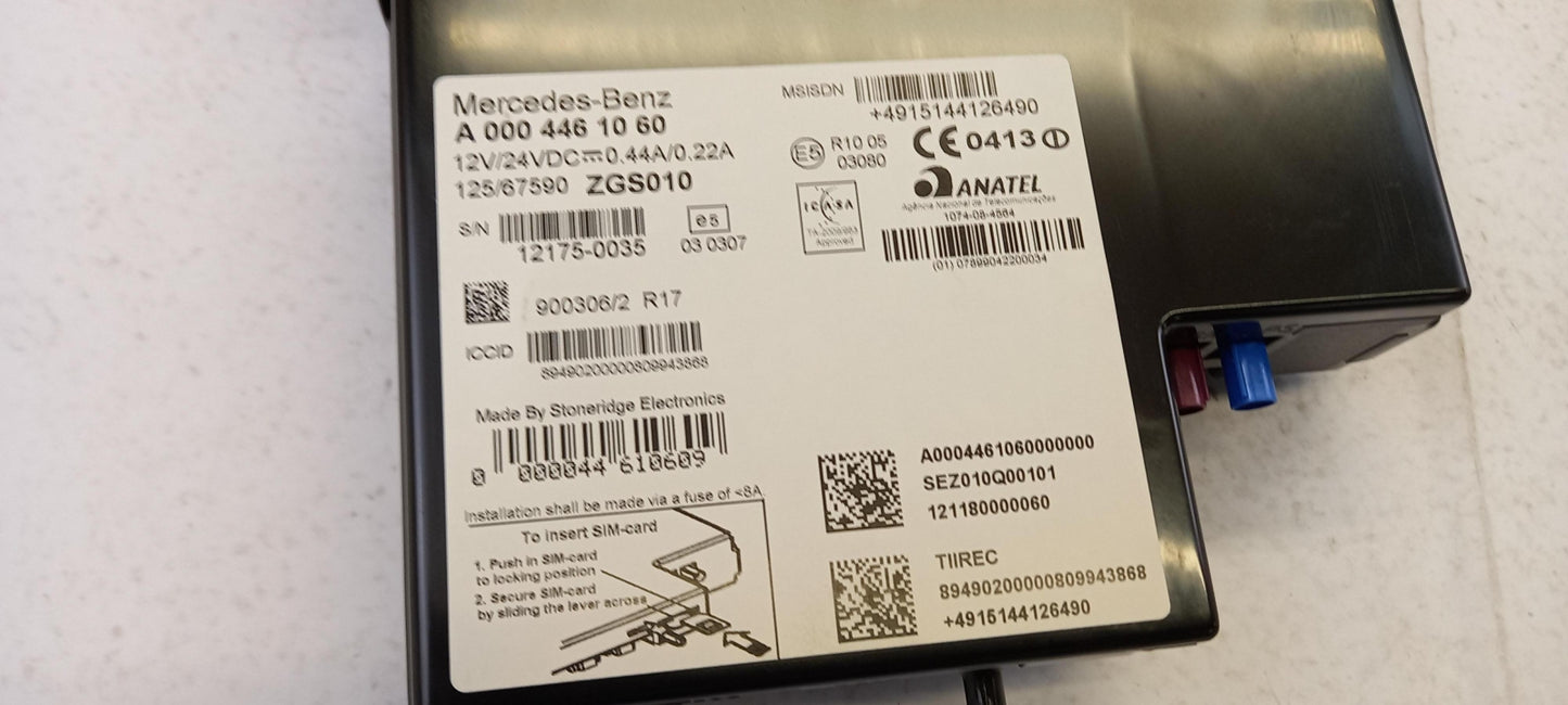 Original MERCEDES-BENZ Actros MP2 MP3 MP4 Tachograph A0004461060