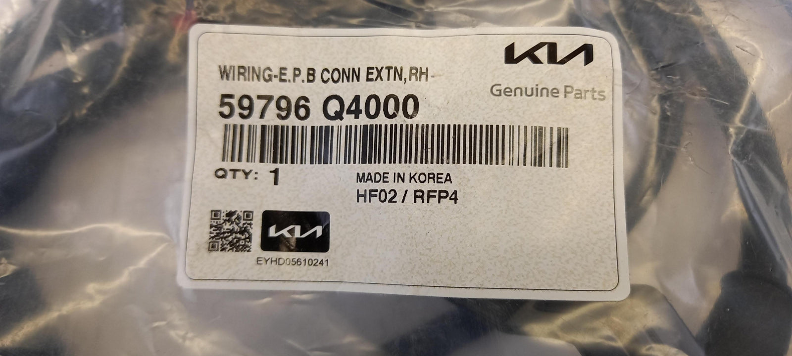 Original KIA Niro 2018- Feststellbremse Kabelbaum hinten rechts 59796Q4000