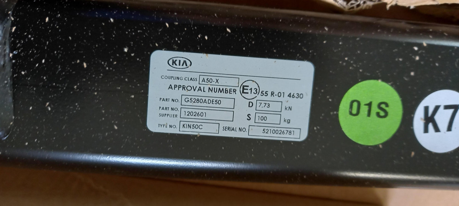 Original KIA Niro Anhängerkupplung G5280ADE50