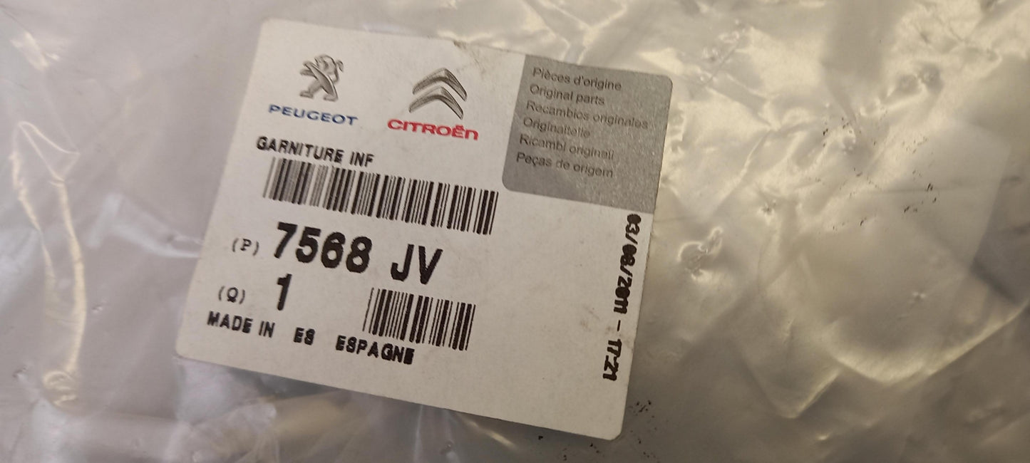 Original CITROEN C3 Pluriel Heckklappe Verkleidung unten 7568JV