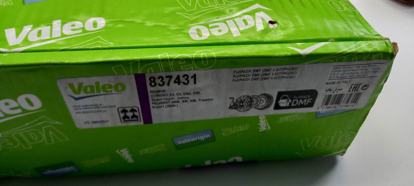 VALEO Kupplungssatz Mit Schwungrad für PSA 3008 5008 C4 Zafira 2.0 HDi 837431