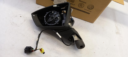 Original SEAT Arona Ibiza KJ 18- Außenspiegel satinschwarz links 6F2857507J9B9