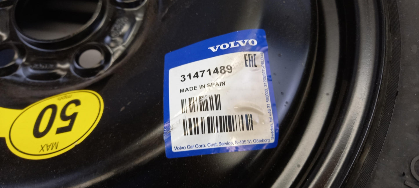 Original VOLVO S60 V60 17 Zoll Zubehör Reserverad 31471489