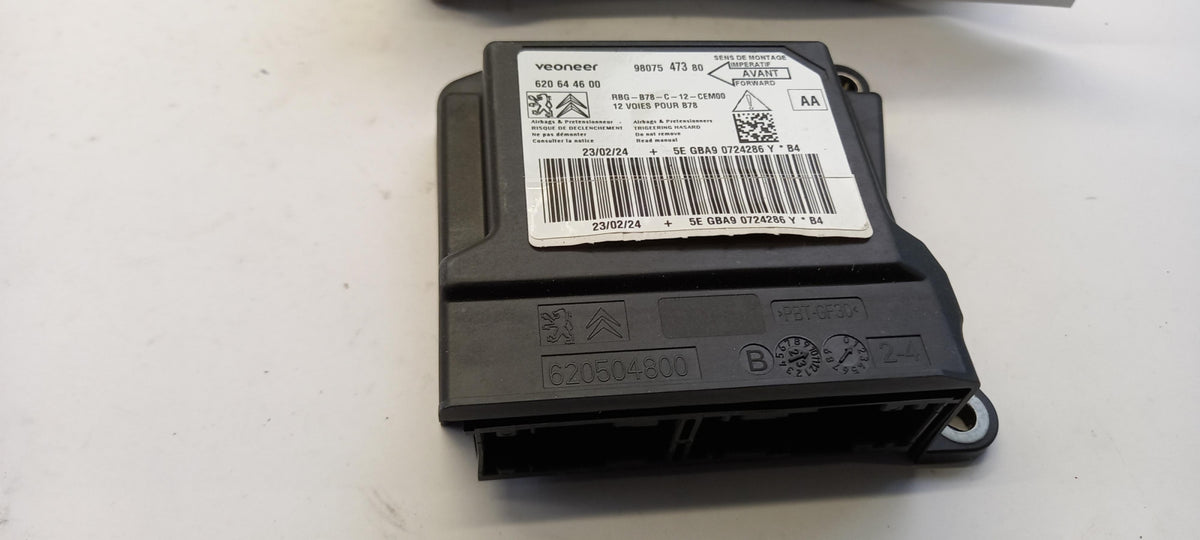 Original OE Peugeot Airbag Steuergerät 9807547380