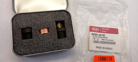 Original KIA Ölleck-Testadapter 0K365A8100