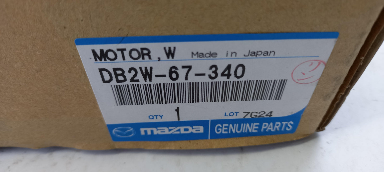 Original MAZDA CX-3 (DK) Wischermotor vorne DB2W67340