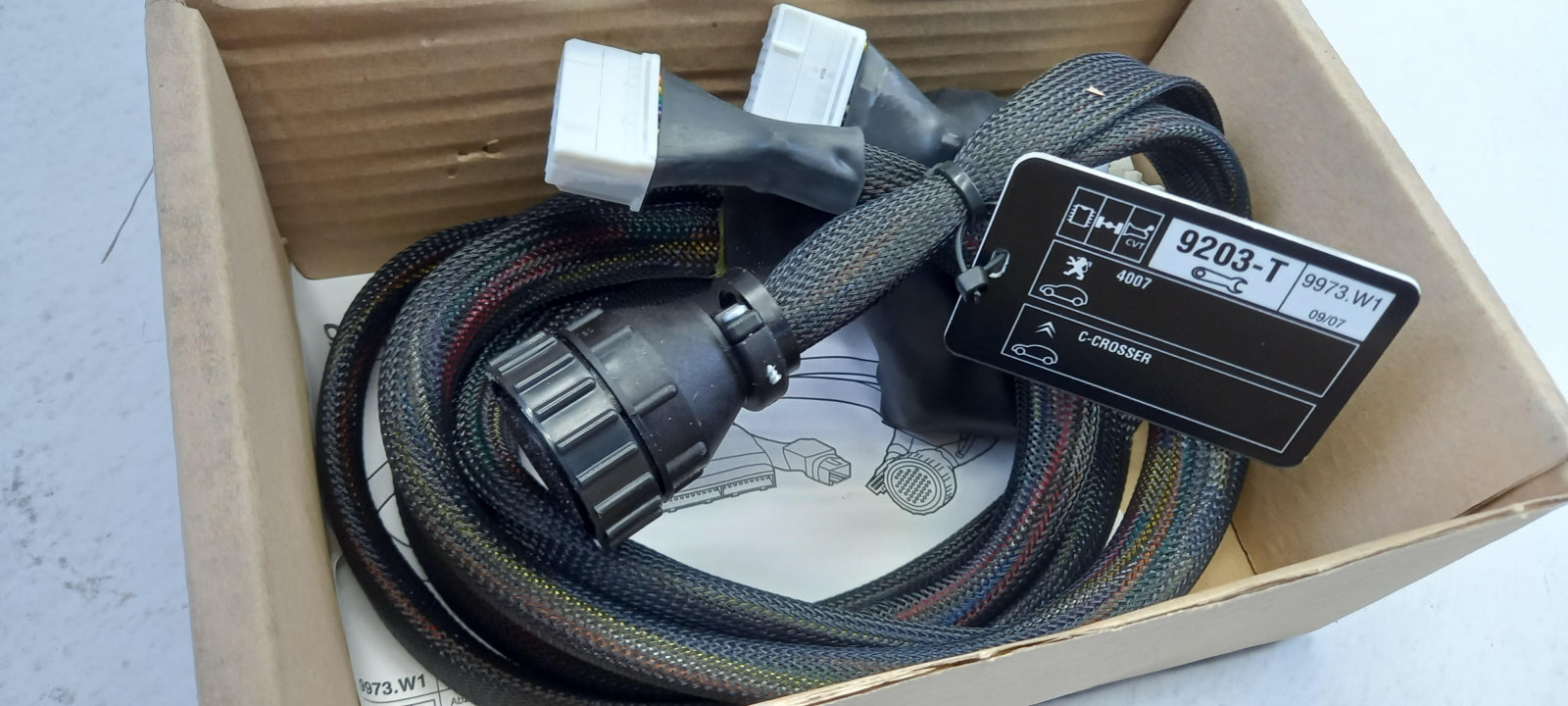 Original PEUGEOT 4007 CITROEN C-Crosser Abzweigkabel Kabelbaum 9973W1