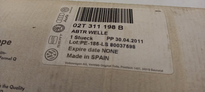 Original OE Volkswagen Getriebeeingangswelle 02T311198B