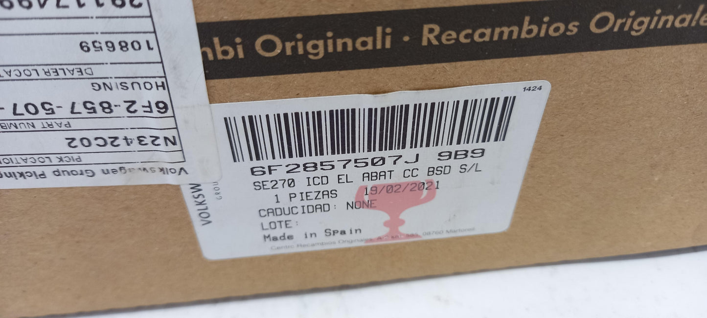 Original SEAT Arona Ibiza KJ 18- Außenspiegel satinschwarz links 6F2857507J9B9
