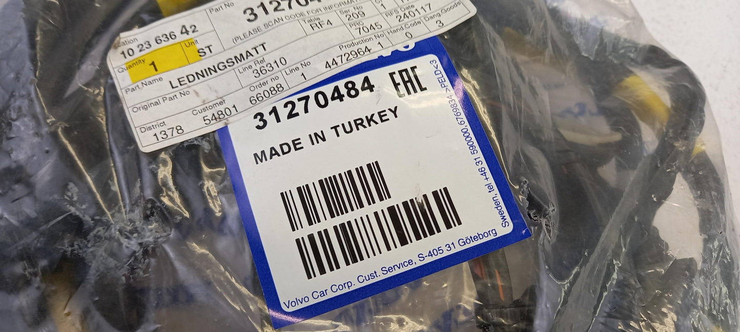 Original VOLVO XC60 09-13 Heckklappe Kabelbaum 31270484