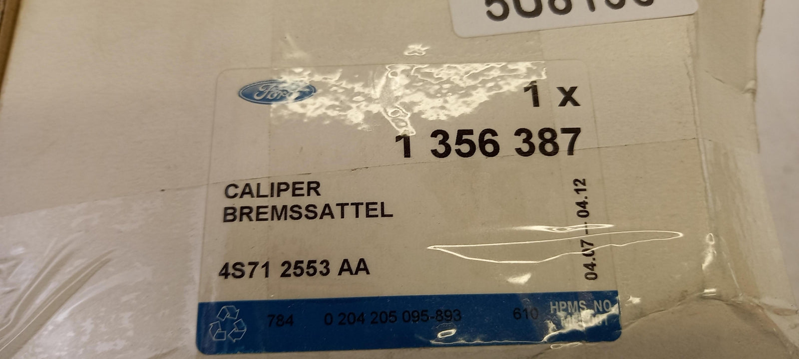 Original FORD Mondeo III 00-07 Bremssattel hinten links 1356387