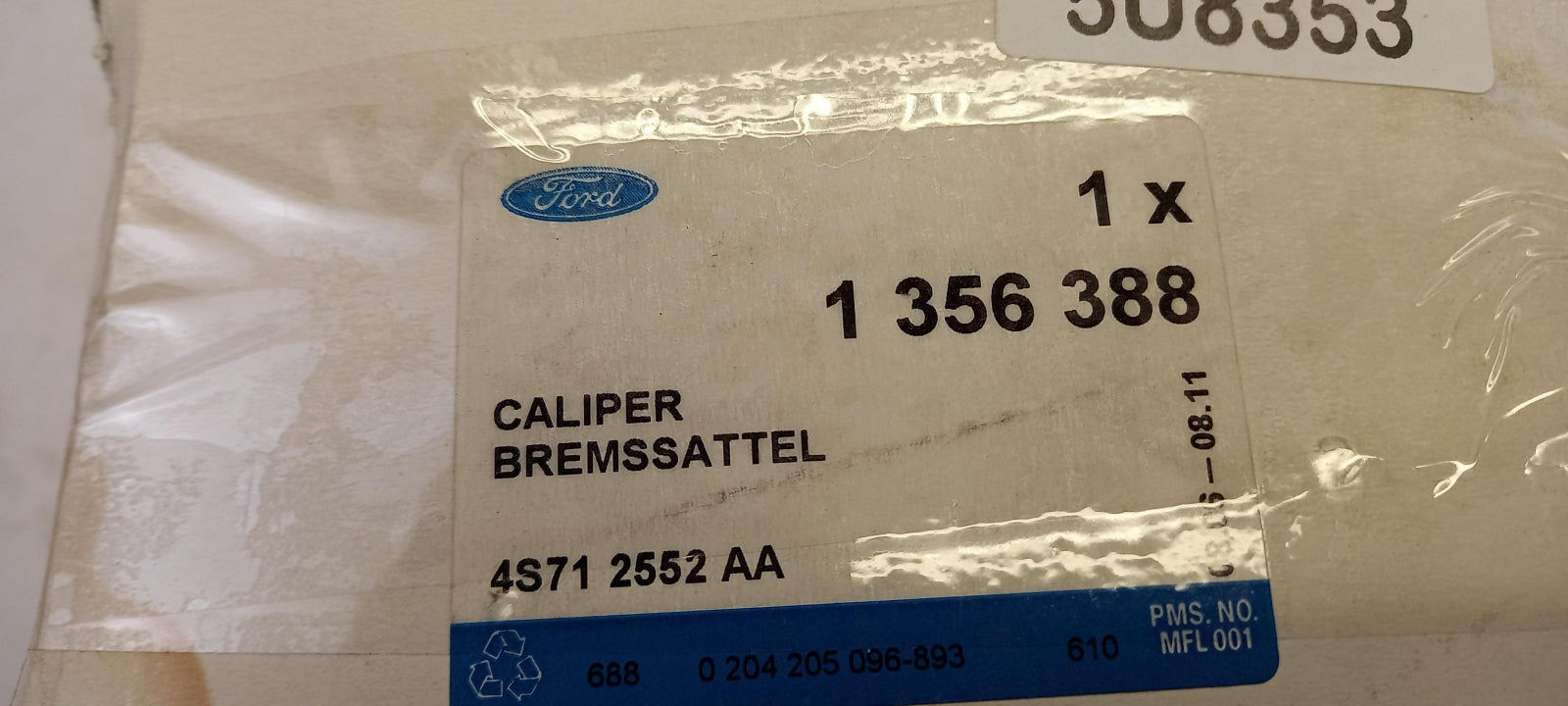 Original FORD Mondeo III 00-07 Bremssattel hinten rechts 1356388