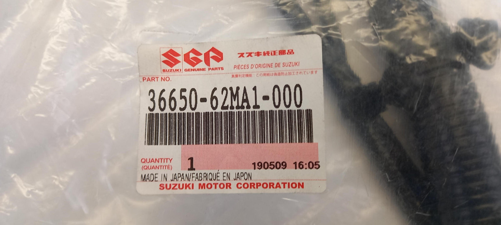 Original SUZUKI SX4 S-Cross AKK416 Kabelbaum 3665062MA1000