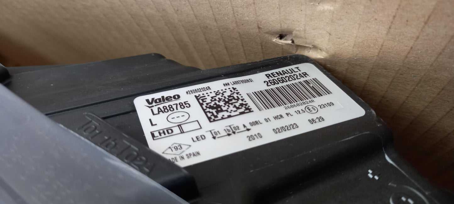 Original RENAULT Megane IV Scheinwerfer LED Links 260602024R