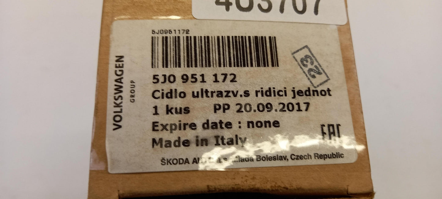 Original SKODA Octavia Fabia Rapid SEAT Toledo Ultraschallsensor 5J0951172