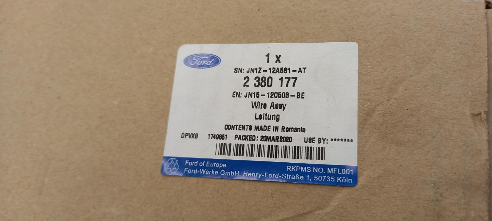 Original FORD EcoSport 1.0 EcoBoost petrol Kabelbaum 2380177