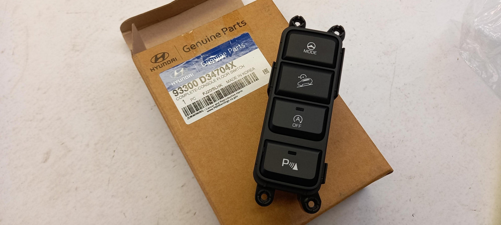 Original HYUNDAI Tucson 15-20 Schaltereinheit Mittelkonsole 1.6 GDi 93300D34704X