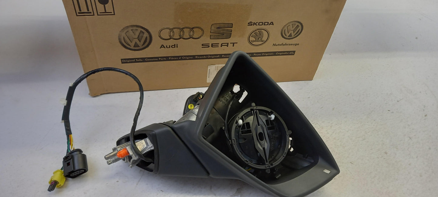 Original SEAT Arona Ibiza KJ 18- Außenspiegel satinschwarz rechts 6F1857508H9B9