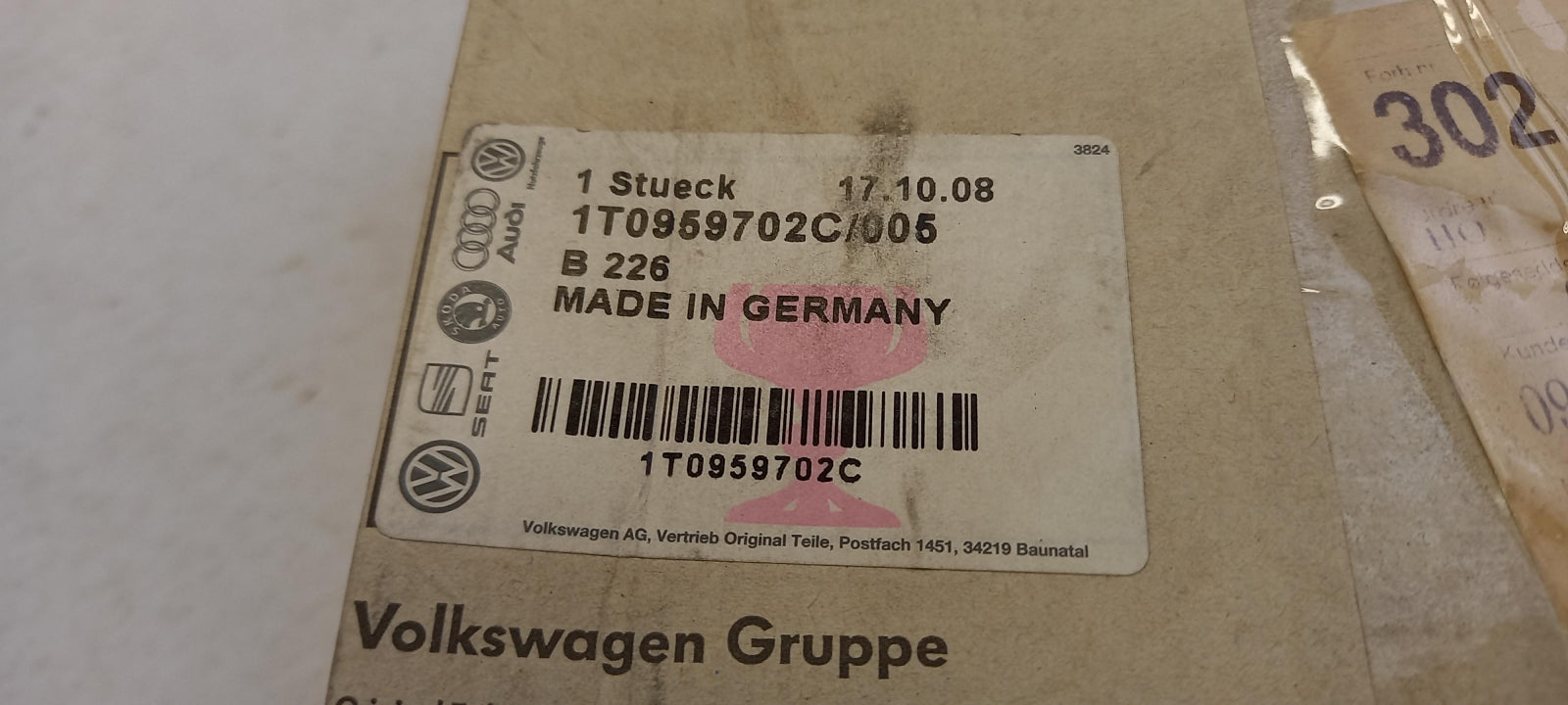 Original VW Caddy (04-08) Touran (03-06) Fensterheber Vorne Rechts 1T0959702C005