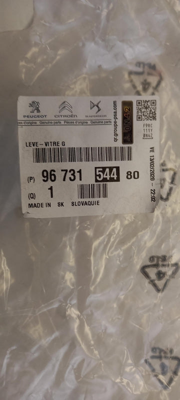 Original PEUGEOT 208 Fensterheber vorne links 9673154480