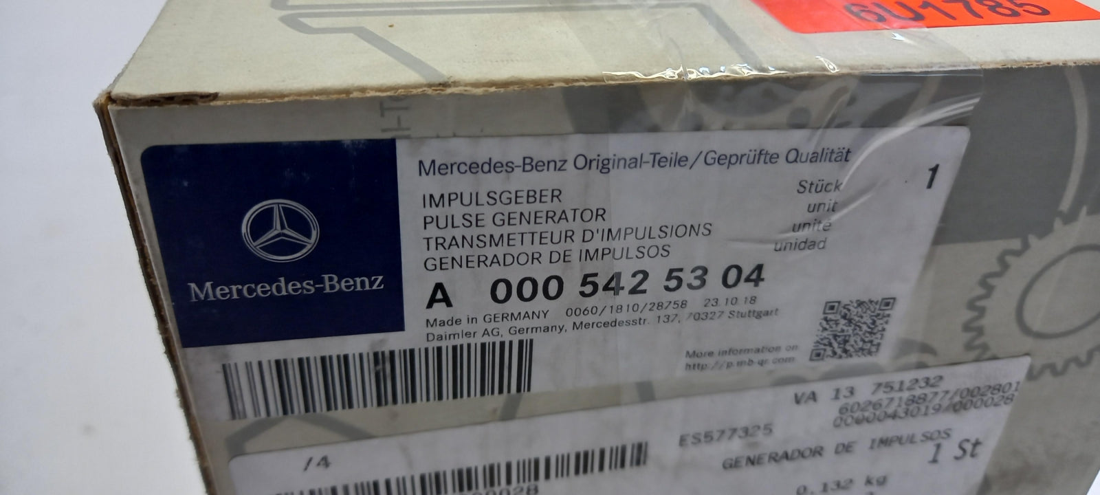 Original OE MERCEDES-BENZ Sensor A0005425304