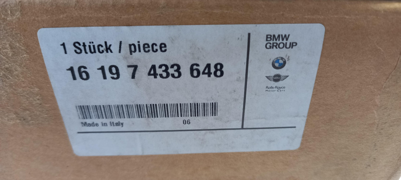 Original BMW 3er F30 F31 F34 4er F32 F33 F36 SCR-Behälter aktiv 16197433648