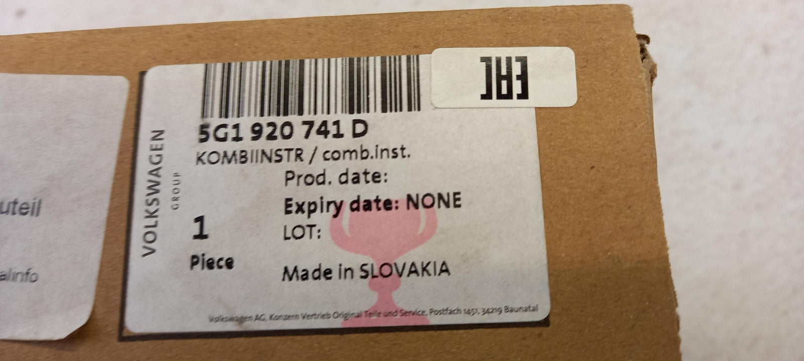 Original OE Volkswagen 5G1920741D