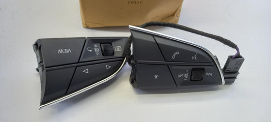 Original AUDI Q3 (F3) Q7 Q8 (4M) Lenkradschalter soul/chrom 4M8951523XHA