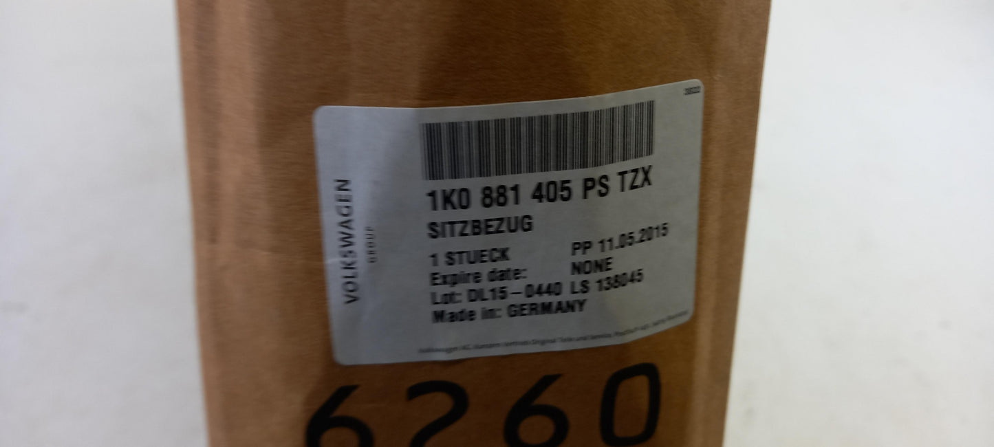 Original OE Volkswagen Sitzbezug 1K0881405PSTZX