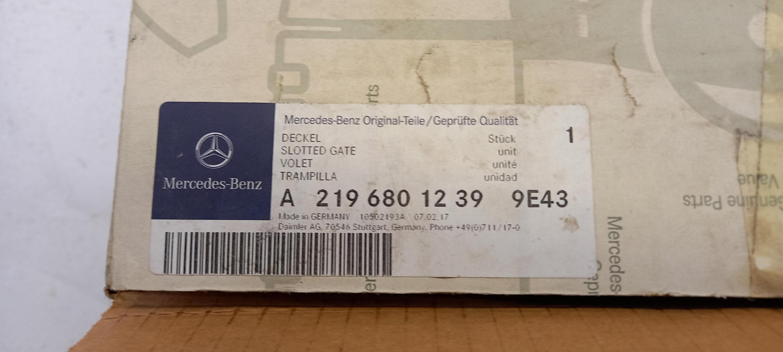 Original OE MERCEDES-BENZ Armlehne A21968012399E43