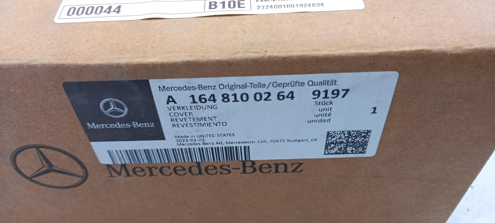 Original OE MERCEDES-BENZ A16481002649197