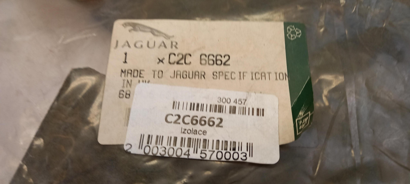 Original JAGUAR XJ X350 Dämmung Isolierung C2C6662