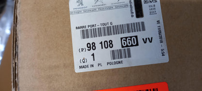 Original PEUGEOT 3008 II Dachreling Dachträger silber links 98108660VV