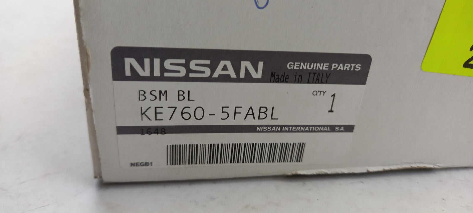 Original NISSAN Micra K14 Seitliche Karosserieverkleidungen Kit Blau KE7605FABL