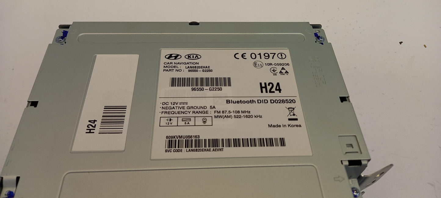 Original HYUNDAI Ioniq Multimedia-Systeme 96550G2250PGBQH