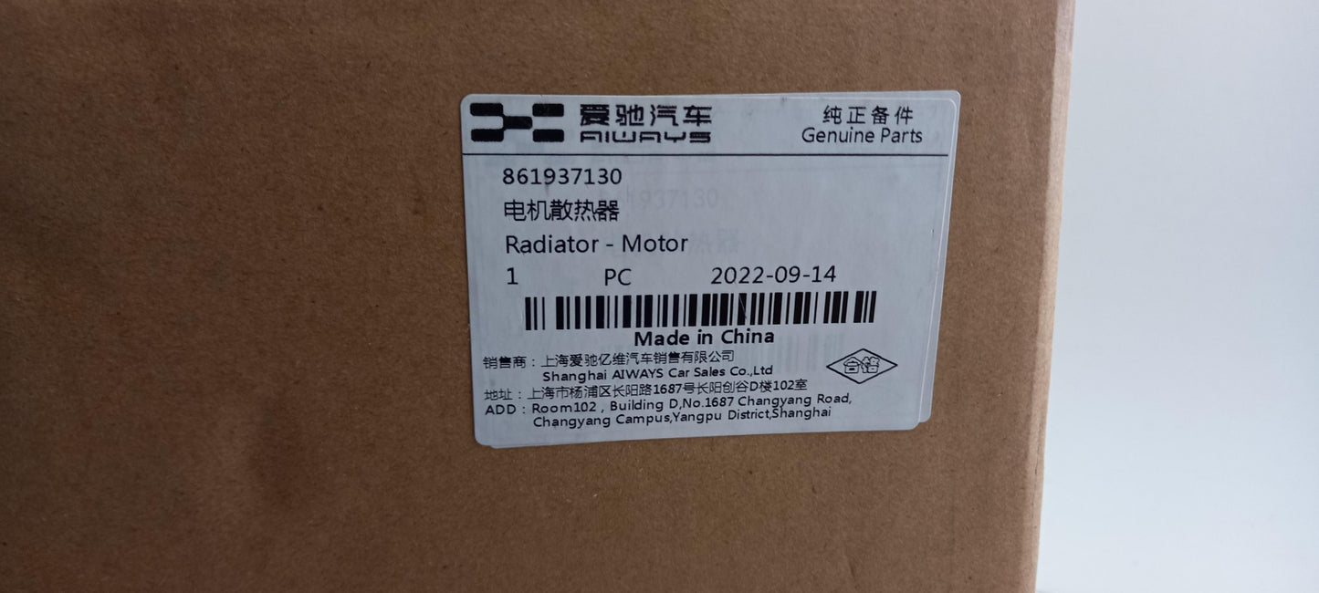 Original AIWAYS U5 2020-2022 Wasserkühler 861937130