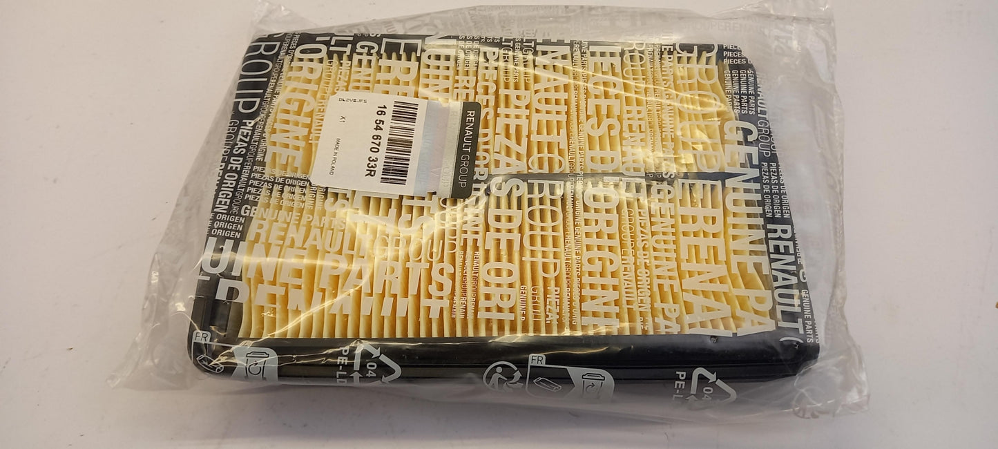 Original RENAULT Kadjar (HA_, HL_) Koleos II (HC_) Luftfilter 165467033R