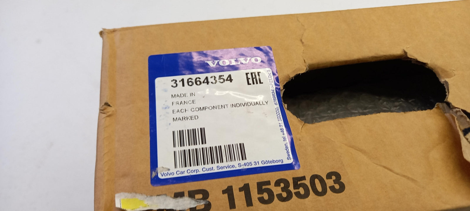 Original VOLVO XC60 2018-2021 Auspuffblende Endrohrblende 31664354