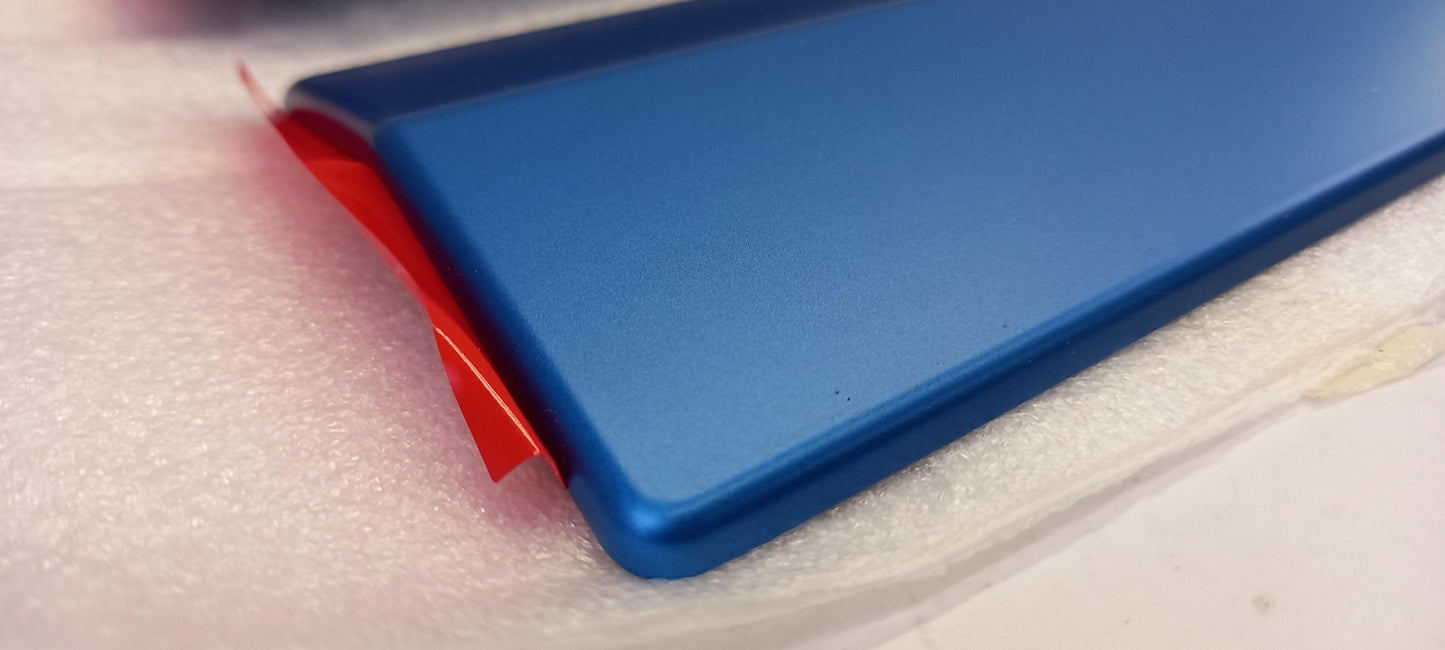 Original NISSAN Micra K14 Seitliche Karosserieverkleidungen Kit Blau KE7605FABL