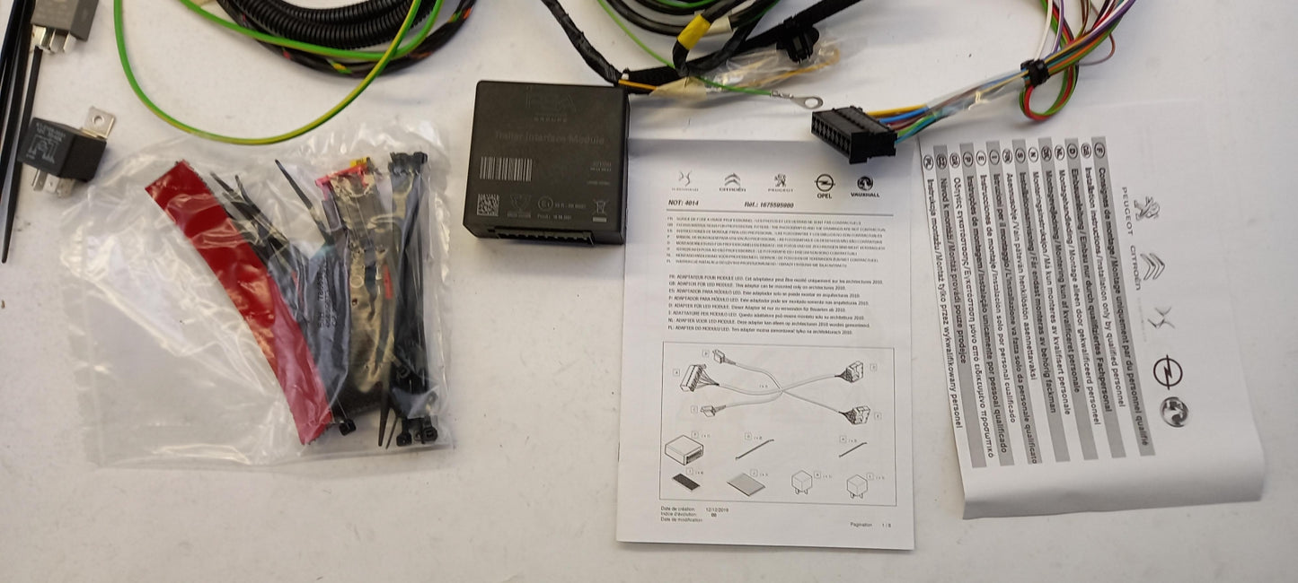 Original PEUGEOT 208 II Anhängerkupplung Elektrosatz 13plg 1682589380