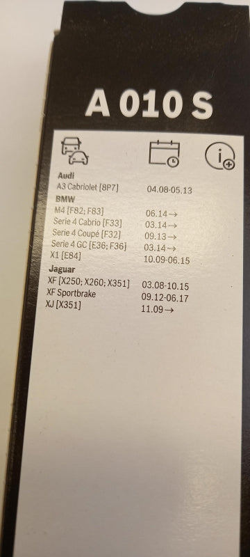 BOSCH Wischerblättersatz (2st) für AUDI BMW JAGUAR TOYOTA 3397014010
