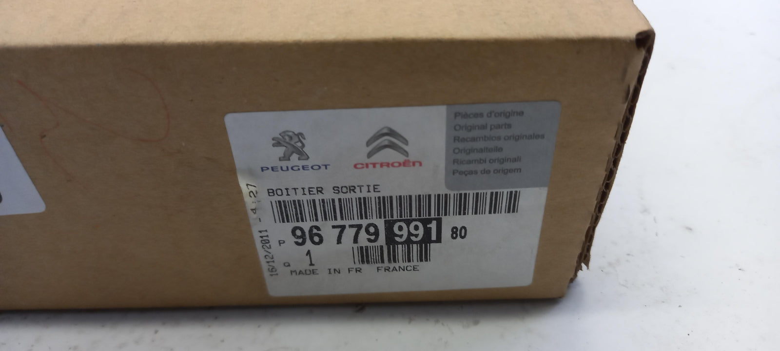 Original CITROEN C2 C3 Ausganggehäuse 9677999180