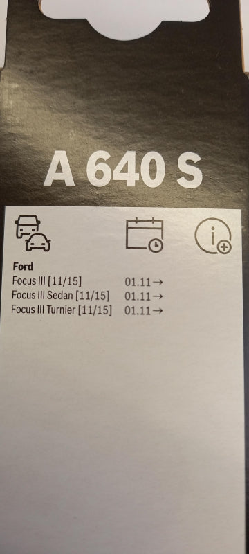 BOSCH Wischerblättersatz (2st) für FORD Focus III DODGE Ram 3500 3397007640