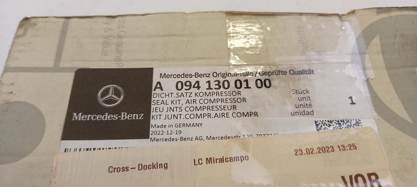 Original MERCEDES-BENZ Atego Axor Luftkompressor Dichtungssatz A0941300100