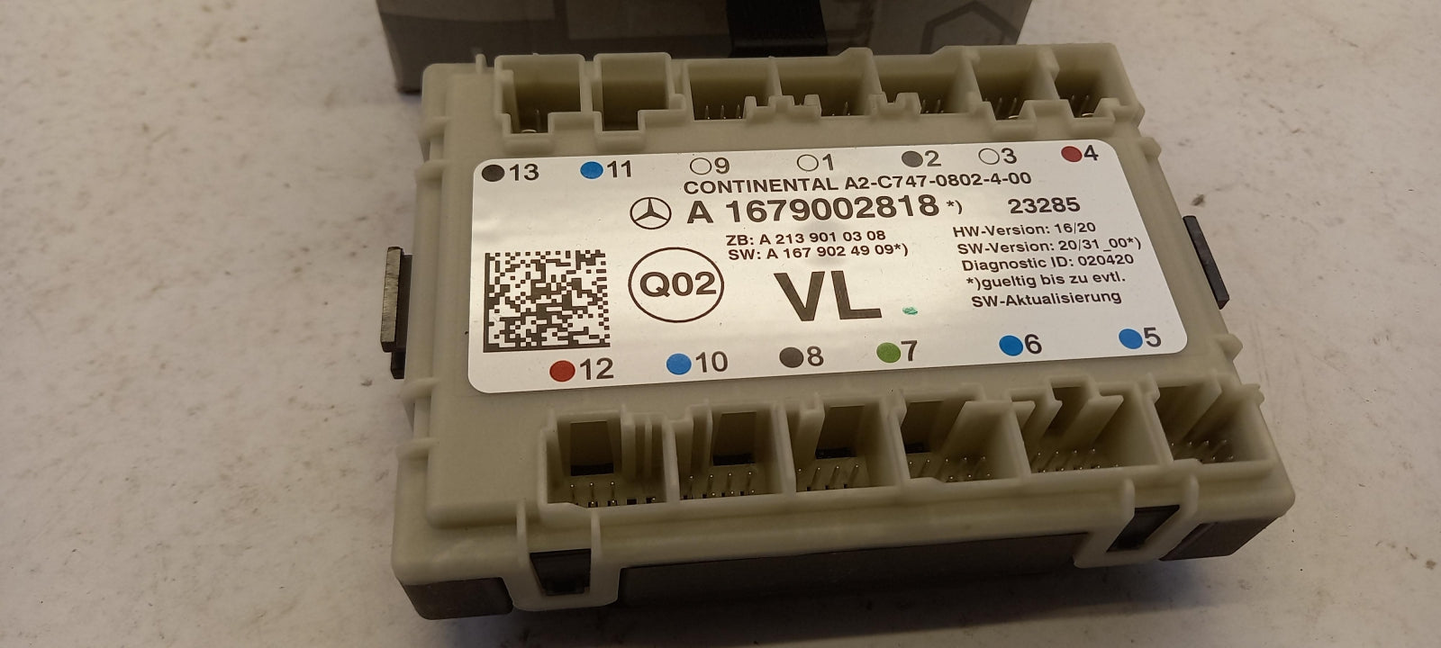 Original MERCEDES-BENZ GLS X167 W213 Türsteuergerät vorn links A167900281880