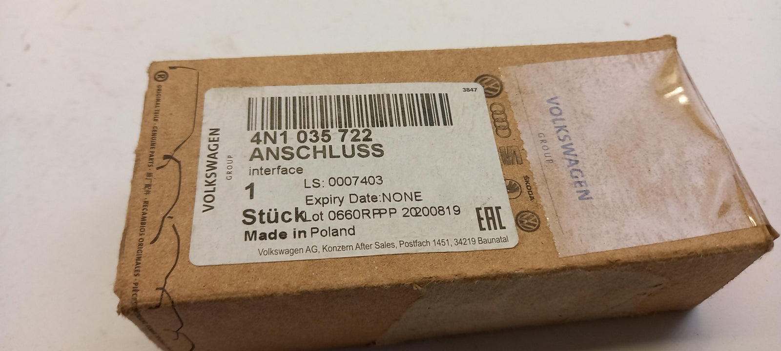 Original OE Volkswagen 4N1035722